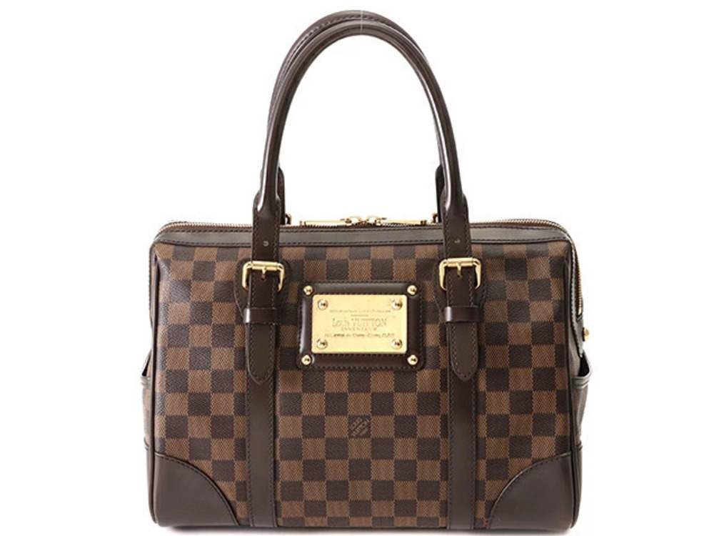 LOUIS VUITTON Berkeley Damier Ebene Brown Handbag